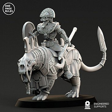 Image of the Model Mummified Skeleton Beast Rider  