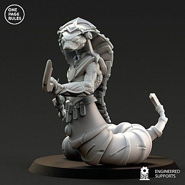 Image of the Model Mummified Snakeman  