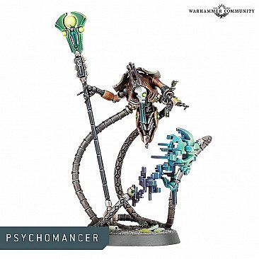 Image of the Model Necron Psychomancer  
