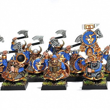 Image of the Model Dwarf Warriors  