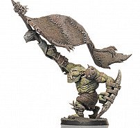 Mountain Orcs Army Banner Bearer