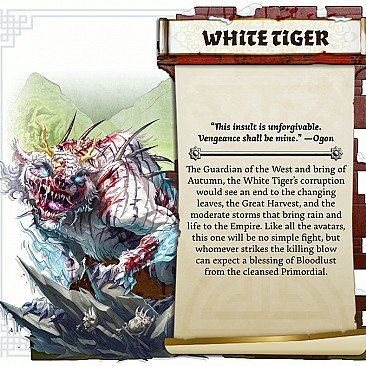 Image of the Model White Tiger  