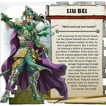 Image of the Model Liu Bei  