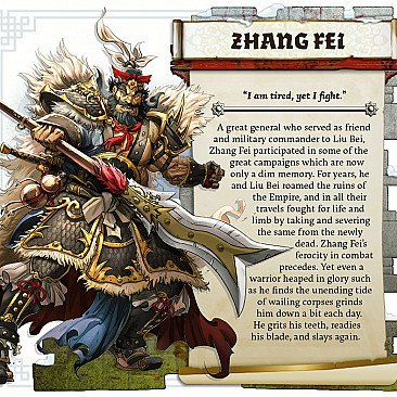 Image of the Model Zhang Fei  