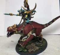 Saurus Oldblood on Carnosaur